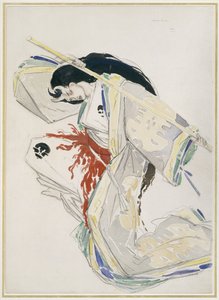 Kostüm Tasarımı (kirli beyaz kart üzerine grafit üzerine sulu boya) by Charles Ricketts